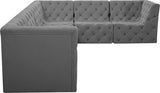 Tuft Velvet Modular Sectional Sofa - Deep Button Tufting, Soft Black Velvet, Infinite Configurations