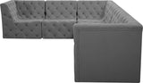 Tuft Velvet Modular Sectional Sofa - Deep Button Tufting, Soft Black Velvet, Infinite Configurations