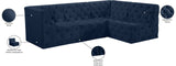 Tuft Velvet Modular Sectional Sofa - Luxurious Deep Button Tufting with Infinite Configurations