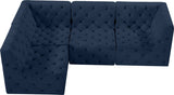 Tuft Velvet Modular Sectional Sofa - Luxurious Deep Button Tufting with Infinite Configurations