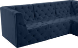 Tuft Velvet Modular Sectional Sofa - Luxurious Deep Button Tufting with Infinite Configurations
