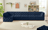 Tuft Velvet Modular Sectional Sofa - Luxurious Deep Button Tufting with Infinite Configurations