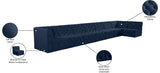 Tuft Velvet Modular Sectional Sofa - Luxurious Deep Button Tufting with Infinite Configurations