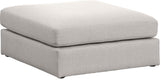 Beckham Contemporary Modular Ottoman - Soft Upholstered Design for Versatile Living Spaces