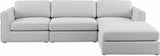 Beckham Modular Sectional Sofa in Soft Linen Fabric - Stylish Comfort for Contemporary Living Spaces