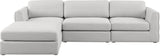 Beckham Modular Sectional Sofa in Soft Linen Fabric - Stylish Comfort for Contemporary Living Spaces