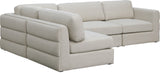 Beckham Modular Sectional Sofa in Soft Linen Fabric - Stylish Comfort for Contemporary Living Spaces