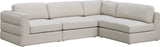 Beckham Modular Sectional Sofa in Soft Linen Fabric - Stylish Comfort for Contemporary Living Spaces