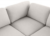 Beckham Modular Sectional Sofa in Soft Linen Fabric - Stylish Comfort for Contemporary Living Spaces