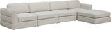 Beckham Modular Sectional Sofa in Soft Linen Fabric - Stylish Comfort for Contemporary Living Spaces