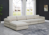Beckham Modular Sectional Sofa in Soft Linen Fabric - Stylish Comfort for Contemporary Living Spaces