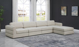 Beckham Modular Sectional Sofa in Soft Linen Fabric - Stylish Comfort for Contemporary Living Spaces