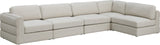 Beckham Modular Sectional Sofa in Soft Linen Fabric - Stylish Comfort for Contemporary Living Spaces
