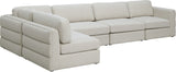 Beckham Modular Sectional Sofa in Soft Linen Fabric - Stylish Comfort for Contemporary Living Spaces