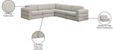 Beckham Modular Sectional Sofa in Soft Linen Fabric - Stylish Comfort for Contemporary Living Spaces