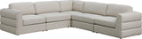 Beckham Modular Sectional Sofa in Soft Linen Fabric - Stylish Comfort for Contemporary Living Spaces