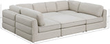 Beckham Modular Sectional Sofa in Soft Linen Fabric - Stylish Comfort for Contemporary Living Spaces