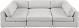 Beckham Modular Sectional Sofa in Soft Linen Fabric - Stylish Comfort for Contemporary Living Spaces