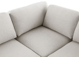 Beckham Modular Sectional Sofa in Soft Linen Fabric - Stylish Comfort for Contemporary Living Spaces