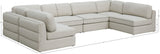 Beckham Modular Sectional Sofa in Soft Linen Fabric - Stylish Comfort for Contemporary Living Spaces
