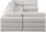 Beckham Modular Sectional Sofa in Soft Linen Fabric - Stylish Comfort for Contemporary Living Spaces