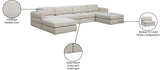 Beckham Modular Sectional Sofa in Soft Linen Fabric - Stylish Comfort for Contemporary Living Spaces