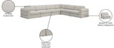 Beckham Modular Sectional Sofa in Soft Linen Fabric - Stylish Comfort for Contemporary Living Spaces