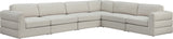 Beckham Modular Sectional Sofa in Soft Linen Fabric - Stylish Comfort for Contemporary Living Spaces