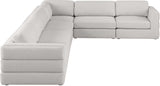 Beckham Modular Sectional Sofa in Soft Linen Fabric - Stylish Comfort for Contemporary Living Spaces