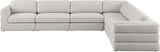 Beckham Modular Sectional Sofa in Soft Linen Fabric - Stylish Comfort for Contemporary Living Spaces
