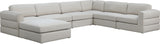 Beckham Modular Sectional Sofa in Soft Linen Fabric - Stylish Comfort for Contemporary Living Spaces