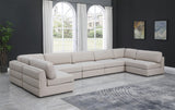 Beckham Modular Sectional Sofa in Soft Linen Fabric - Stylish Comfort for Contemporary Living Spaces