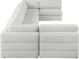 Beckham Modular Sectional Sofa in Soft Linen Fabric - Stylish Comfort for Contemporary Living Spaces
