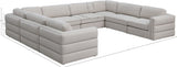 Beckham Modular Sectional Sofa in Soft Linen Fabric - Stylish Comfort for Contemporary Living Spaces