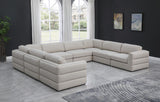 Beckham Modular Sectional Sofa in Soft Linen Fabric - Stylish Comfort for Contemporary Living Spaces