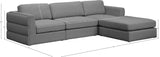 Beckham Modular Sectional Sofa - Soft Beige Linen Upholstery for Contemporary Living Spaces