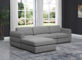 Beckham Modular Sectional Sofa - Soft Beige Linen Upholstery for Contemporary Living Spaces