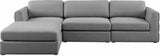 Beckham Modular Sectional Sofa - Soft Beige Linen Upholstery for Contemporary Living Spaces
