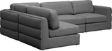 Beckham Modular Sectional Sofa - Soft Beige Linen Upholstery for Contemporary Living Spaces