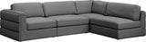 Beckham Modular Sectional Sofa - Soft Beige Linen Upholstery for Contemporary Living Spaces
