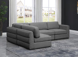 Beckham Modular Sectional Sofa - Soft Beige Linen Upholstery for Contemporary Living Spaces