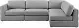 Beckham Modular Sectional Sofa - Soft Beige Linen Upholstery for Contemporary Living Spaces