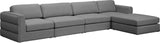 Beckham Modular Sectional Sofa - Soft Beige Linen Upholstery for Contemporary Living Spaces
