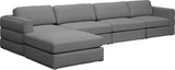 Beckham Modular Sectional Sofa - Soft Beige Linen Upholstery for Contemporary Living Spaces