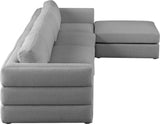 Beckham Modular Sectional Sofa - Soft Beige Linen Upholstery for Contemporary Living Spaces