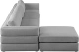 Beckham Modular Sectional Sofa - Soft Beige Linen Upholstery for Contemporary Living Spaces