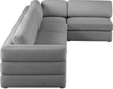 Beckham Modular Sectional Sofa - Soft Beige Linen Upholstery for Contemporary Living Spaces