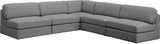 Beckham Modular Sectional Sofa - Soft Beige Linen Upholstery for Contemporary Living Spaces