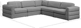 Beckham Modular Sectional Sofa - Soft Beige Linen Upholstery for Contemporary Living Spaces