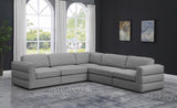 Beckham Modular Sectional Sofa - Soft Beige Linen Upholstery for Contemporary Living Spaces